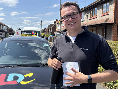 Frazer's Driving Test Pass Testimonial