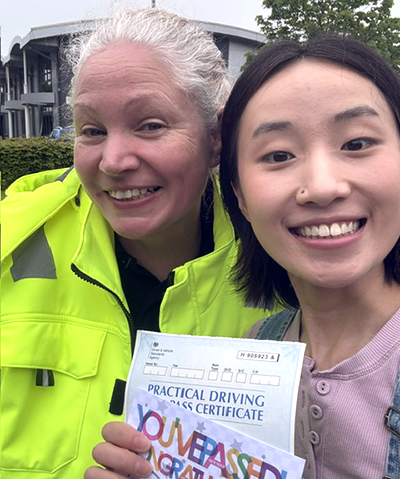 Yuhwa's Driving Test Pass Testimonial