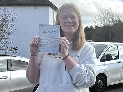 Bess's Driving Test Pass Testimonial