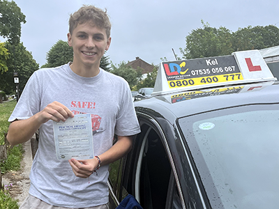George's Driving Test Pass Testimonial