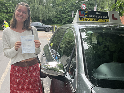 Charlotte 's Driving Test Pass Testimonial