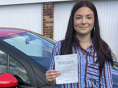 Erika Tamas's Driving Test Pass Testimonial
