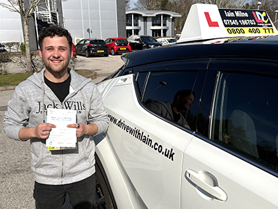 Connor Jamieson's Driving Test Pass Testimonial