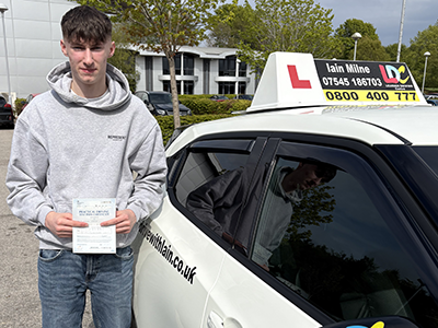 Fraser Greig's Driving Test Pass Testimonial