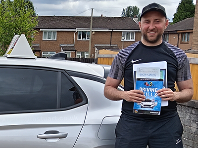 Kieran Caldwell 's Driving Test Pass Testimonial