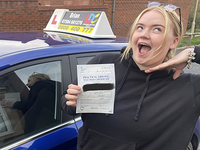 Patricia Stanfield's Driving Test Pass Testimonial