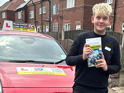 Jordan Roebuck's Driving Test Pass Testimonial