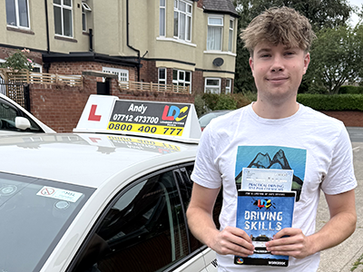 Arthur Hodgson's Driving Test Pass Testimonial