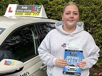 Ffion Lloyd's Driving Test Pass Testimonial