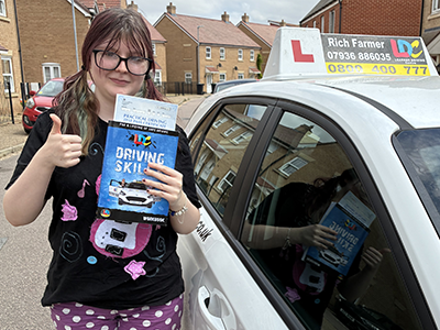 Autumn 's Driving Test Pass Testimonial