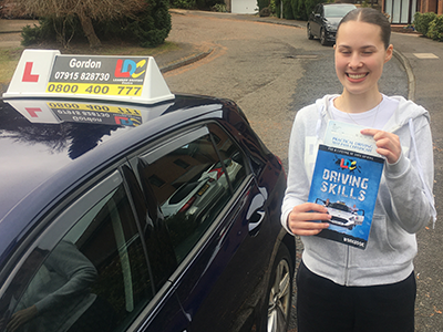 Amelie's Driving Test Pass Testimonial