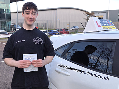 Andrew Scott's Driving Test Pass Testimonial