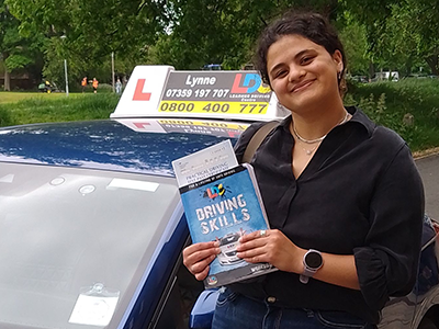 Ayesha Maheshwari's Driving Test Pass Testimonial