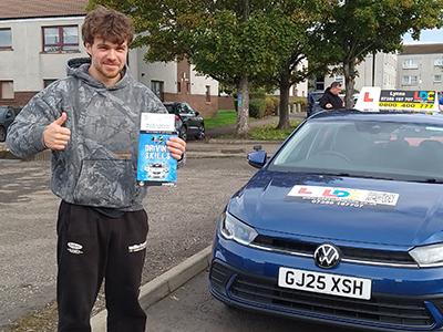 Hamish Brown's Driving Test Pass Testimonial