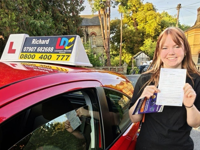 Sharni's Driving Test Pass Testimonial
