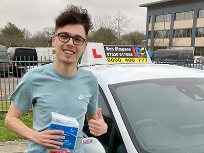 Alfie Whiting (Lewes)'s Driving Test Pass Testimonial