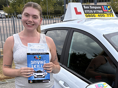 Jessica Renner (Lewes)'s Driving Test Pass Testimonial