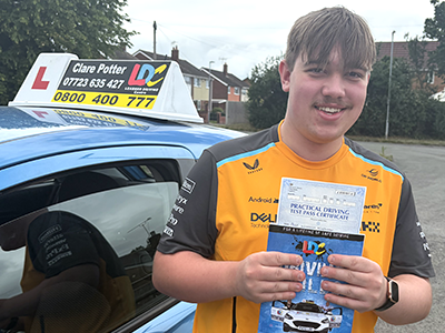 Alex Ackerman 's Driving Test Pass Testimonial