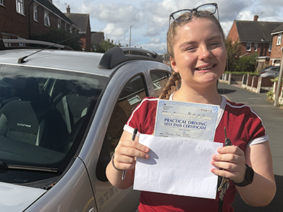 Annie 's Driving Test Pass Testimonial