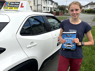 Grace Assheton's Driving Test Pass Testimonial