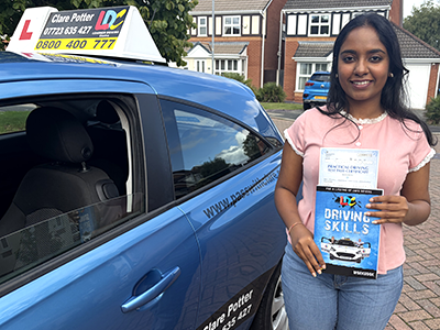 Lakshani Saubhagya Edirisinghe Appuhamilage's Driving Test Pass Testimonial