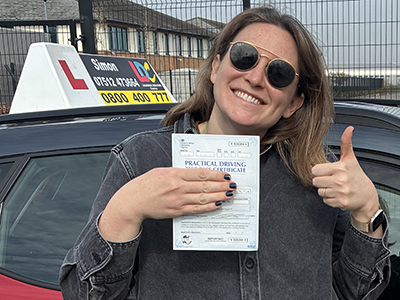 Sloan's Driving Test Pass Testimonial