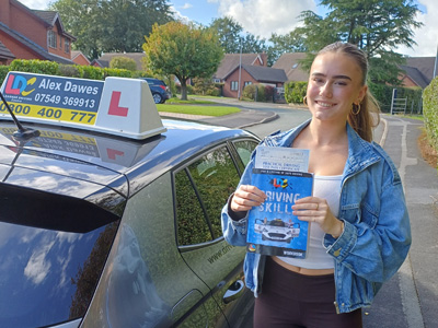 Freja C's Driving Test Pass Testimonial