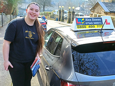Maddie P's Driving Test Pass Testimonial
