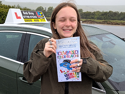 Millie Laker's Driving Test Pass Testimonial