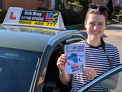 Angelina Dorlin Barlow's Driving Test Pass Testimonial