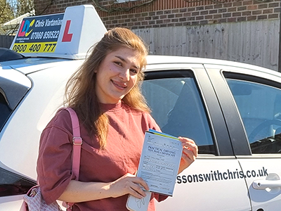 Siva Marf's Driving Test Pass Testimonial