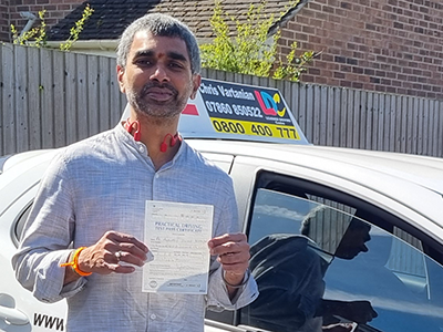 Hanuman Nallapati's Driving Test Pass Testimonial