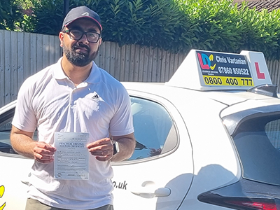 Syed Umar's Driving Test Pass Testimonial
