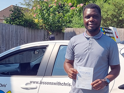 James Ovat's Driving Test Pass Testimonial