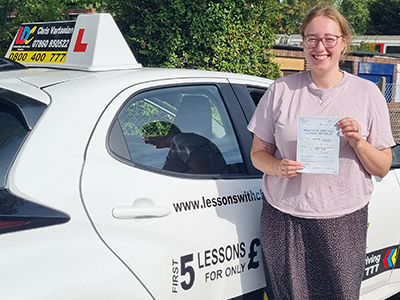 Eleanor Patel's Driving Test Pass Testimonial