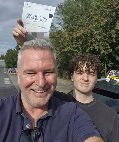 George's Driving Test Pass Testimonial