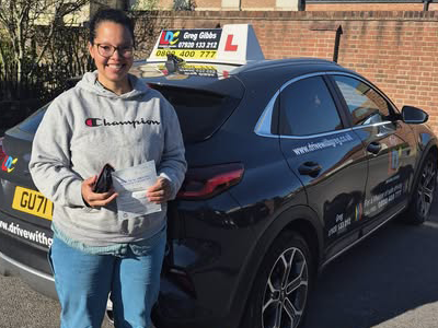 Ameina's Driving Test Pass Testimonial