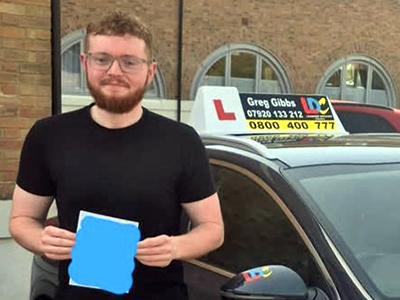 Freddie's Driving Test Pass Testimonial