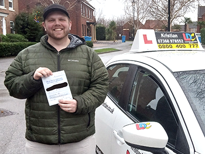 Jonathan Greenland 's Driving Test Pass Testimonial