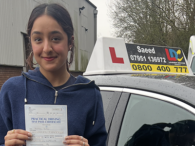 Anmol Sall's Driving Test Pass Testimonial