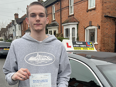 Noah Hatfield's Driving Test Pass Testimonial
