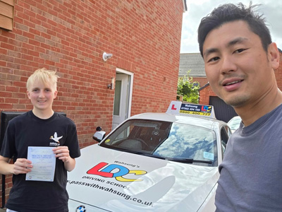 Wesley Gibbins's Driving Test Pass Testimonial