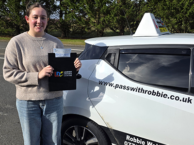 Eva Fulcher's Driving Test Pass Testimonial