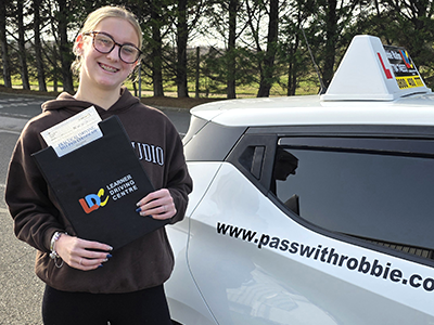 Tegan Harris's Driving Test Pass Testimonial