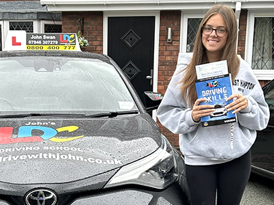 Libby McKane's Driving Test Pass Testimonial