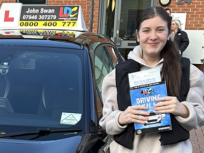 Saskia Brooks's Driving Test Pass Testimonial