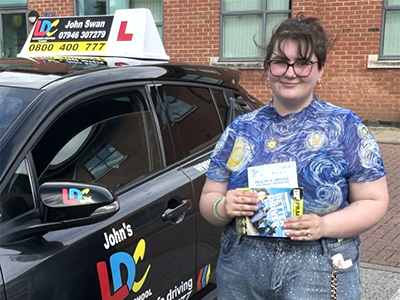 Freya's Driving Test Pass Testimonial