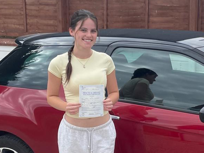 Isabel Riddles's Driving Test Pass Testimonial
