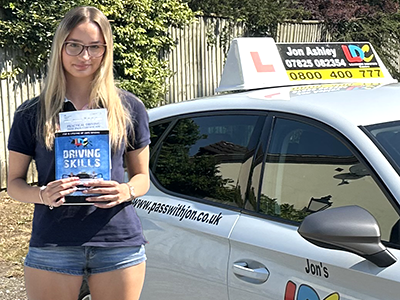Amy Jane 's Driving Test Pass Testimonial