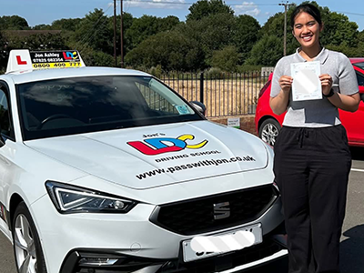 Natcha 's Driving Test Pass Testimonial